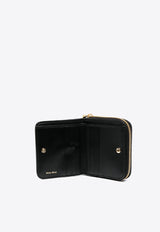 Matelassé Zip-Around Leather Wallet