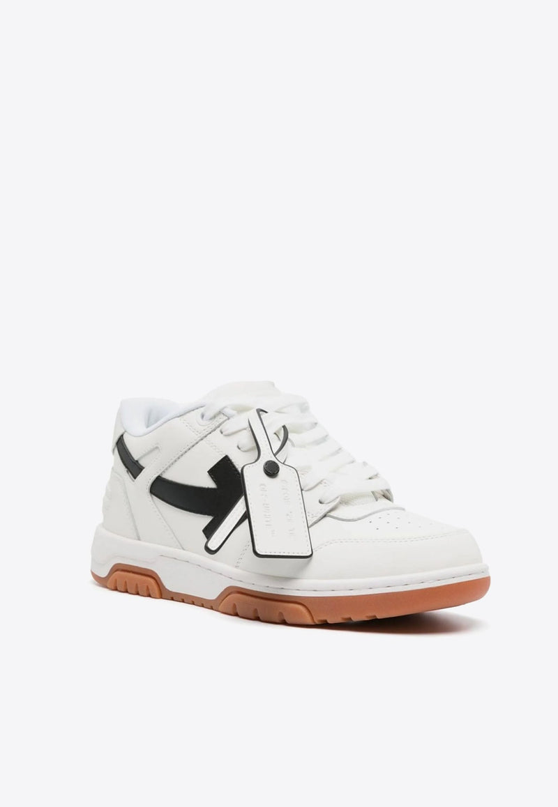 Out of Office Paneled Leather Sneakers