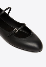 Circus Double-Strap Nappa Leather Ballet Flats