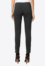 Monet Skinny-Fit Suede Pants