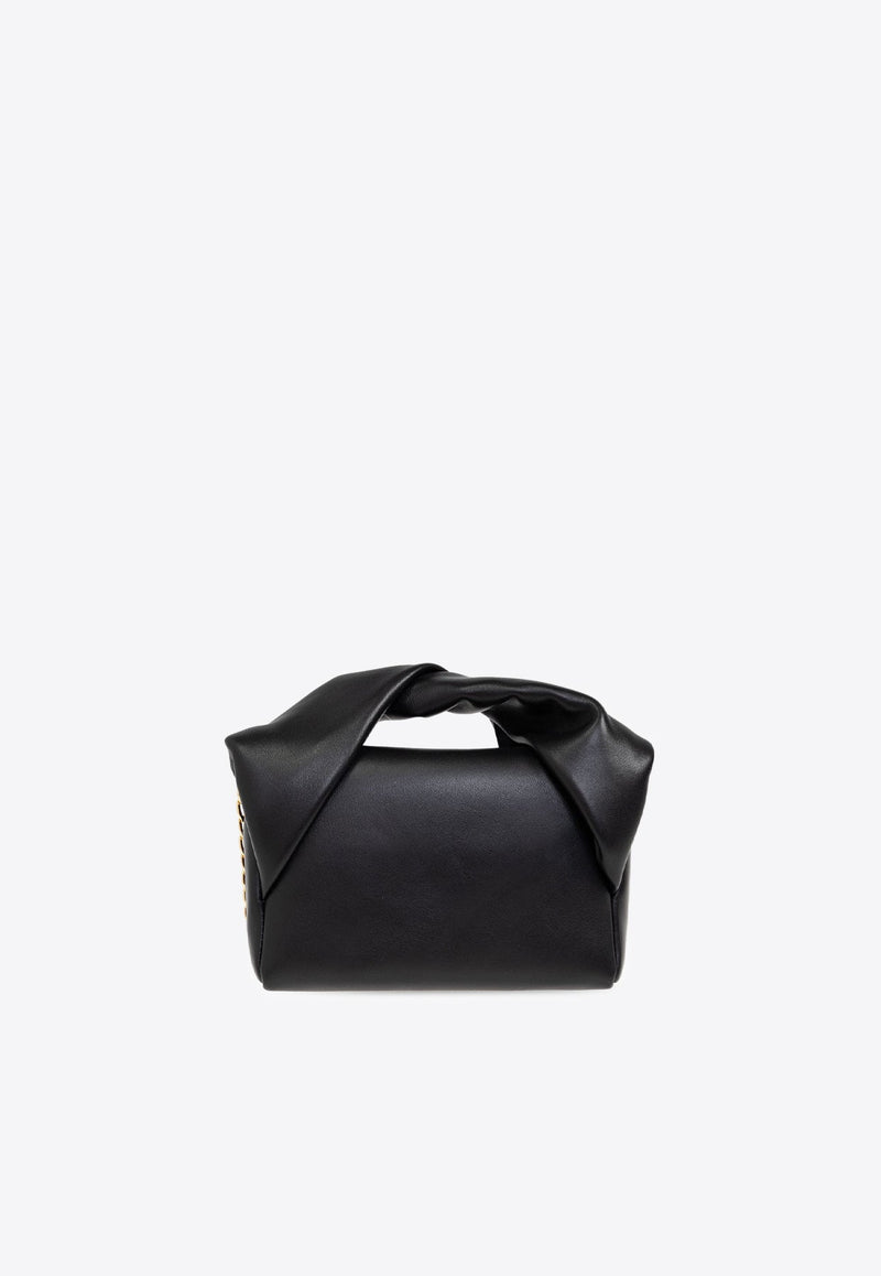 Small Twister Nappa Leather Top Handle Bag