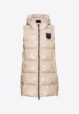 Logo Patch Puffer Gilet