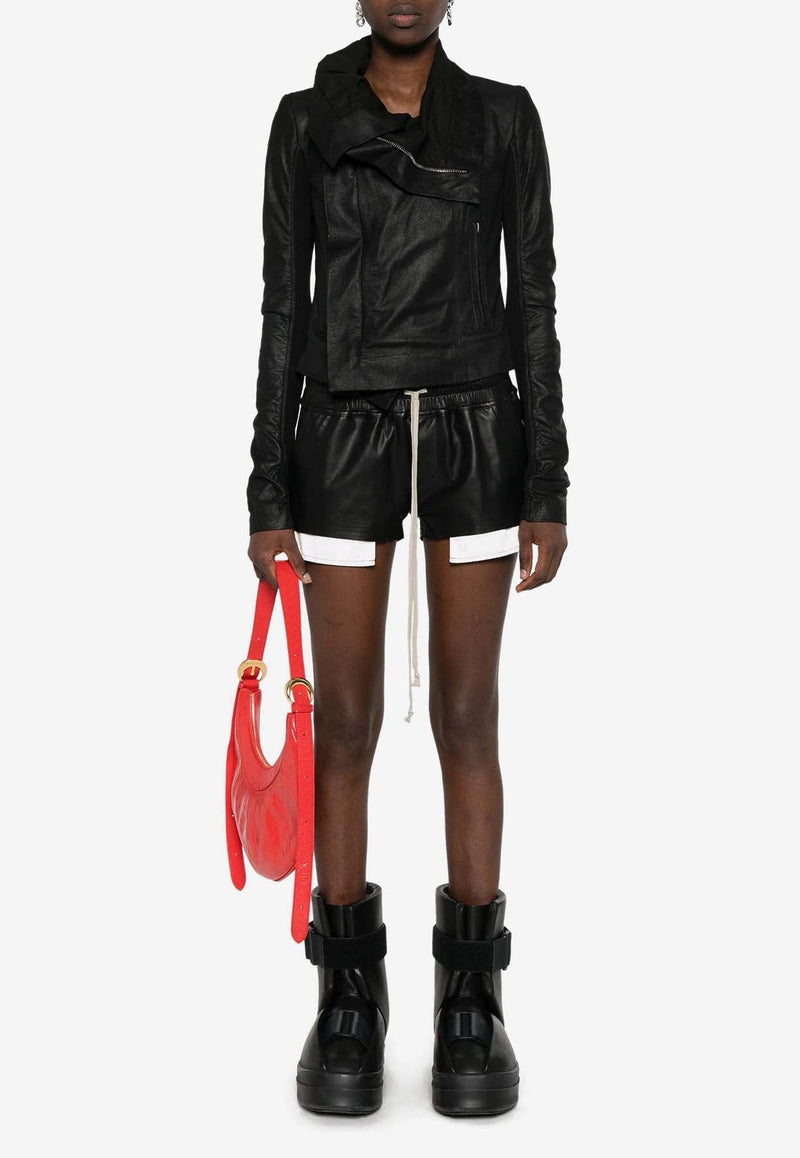 Fog Leather Mini Shorts