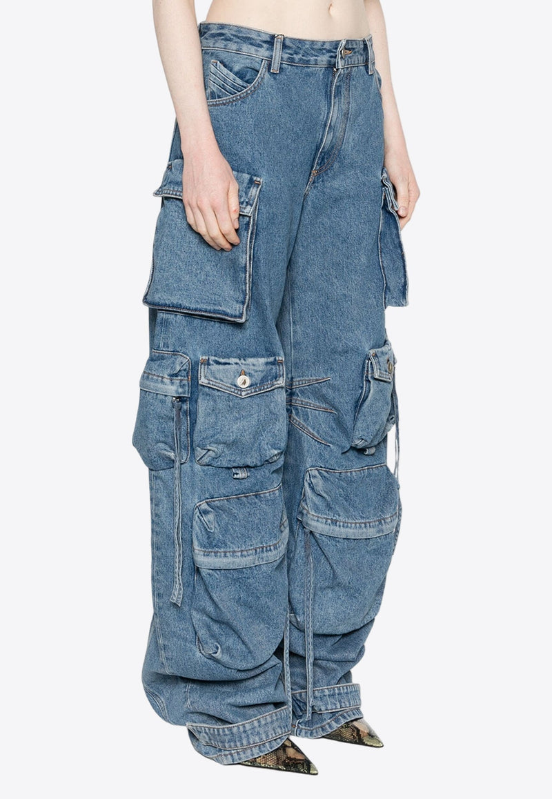 Fern Wide-Leg Cargo Jeans