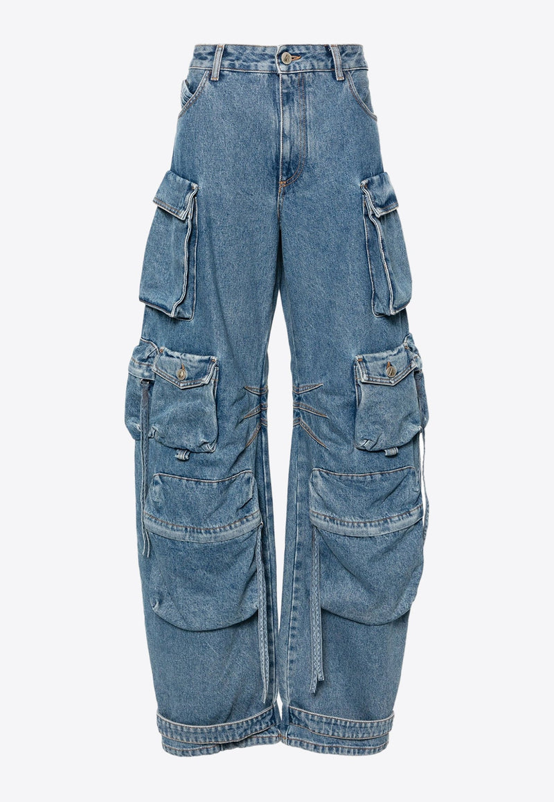 Fern Wide-Leg Cargo Jeans