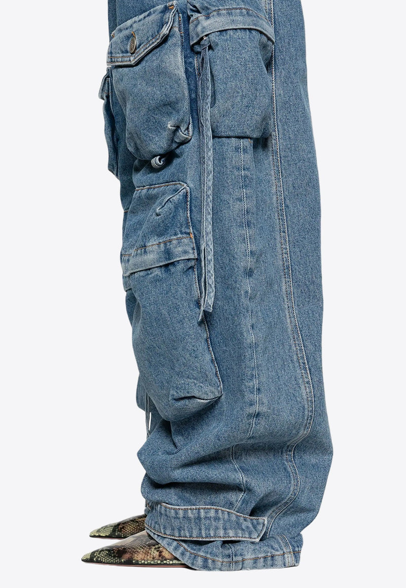 Fern Wide-Leg Cargo Jeans