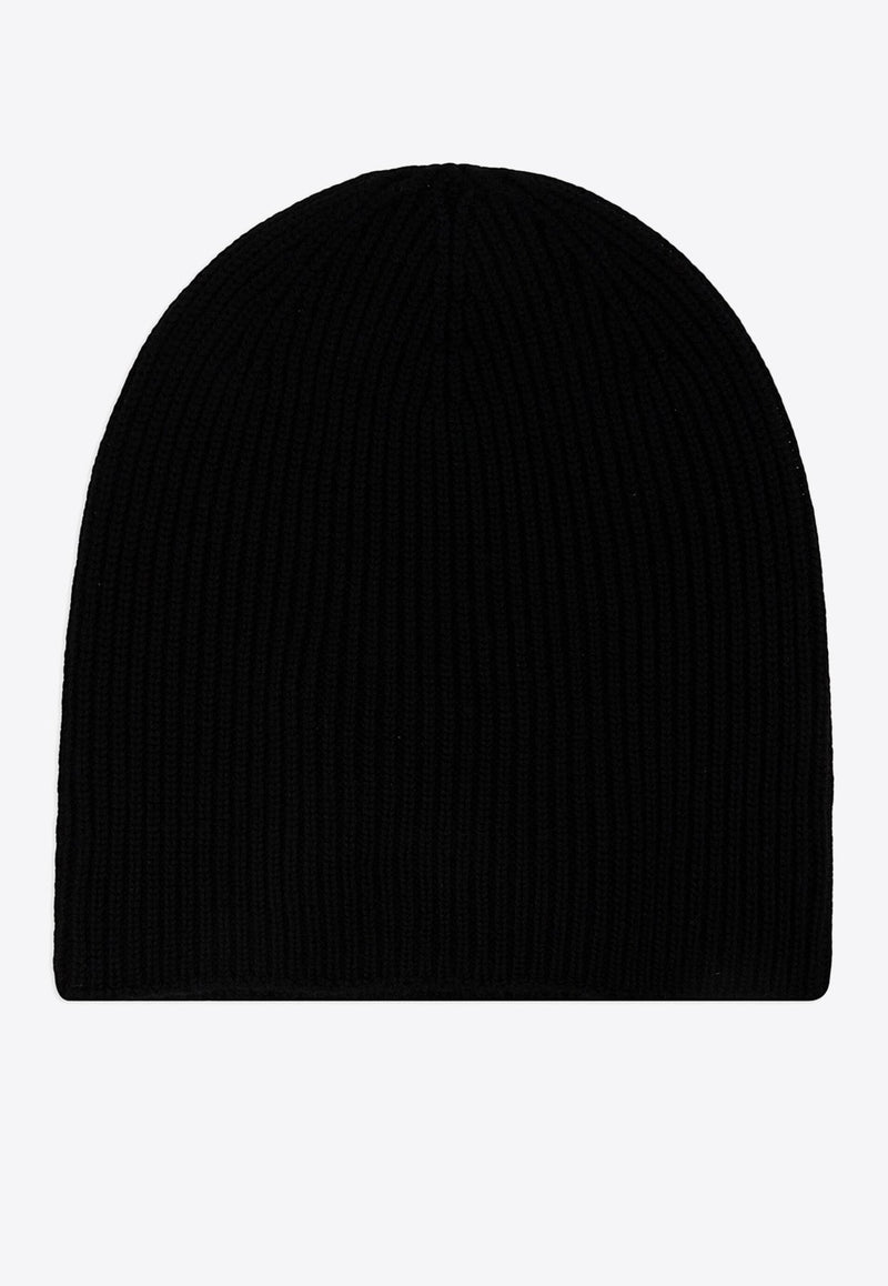 Logo Appliqué Wool Beanie