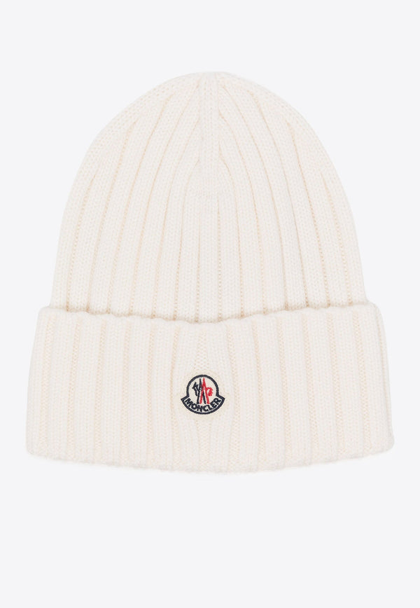 Logo Patch Wool Beanie