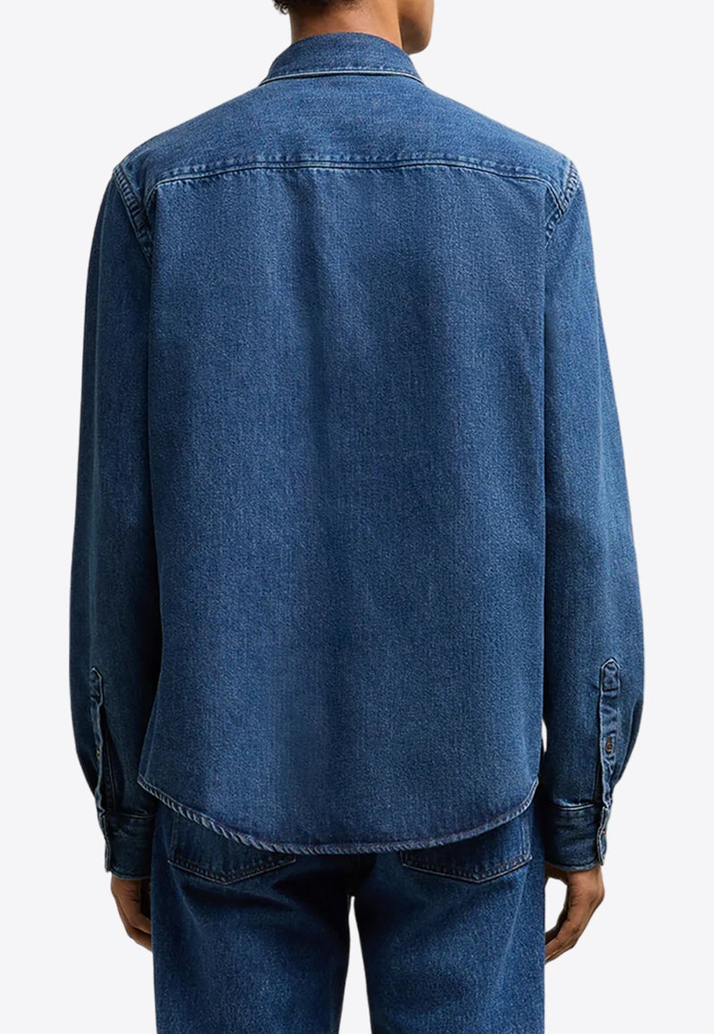 Ami De Coeur Long-Sleeved Denim Shirt