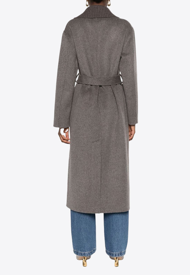 Leak Self-Tie Long Coat