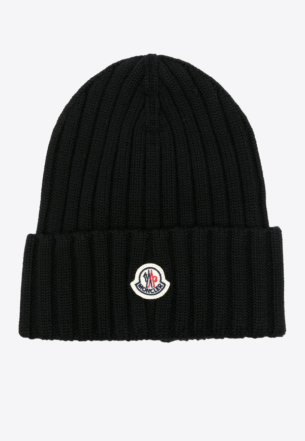 Logo Patch Wool Beanie