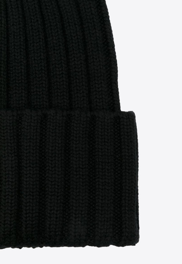 Logo Patch Wool Beanie