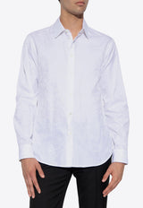 Barocco Jacquard Long-Sleeved Shirt