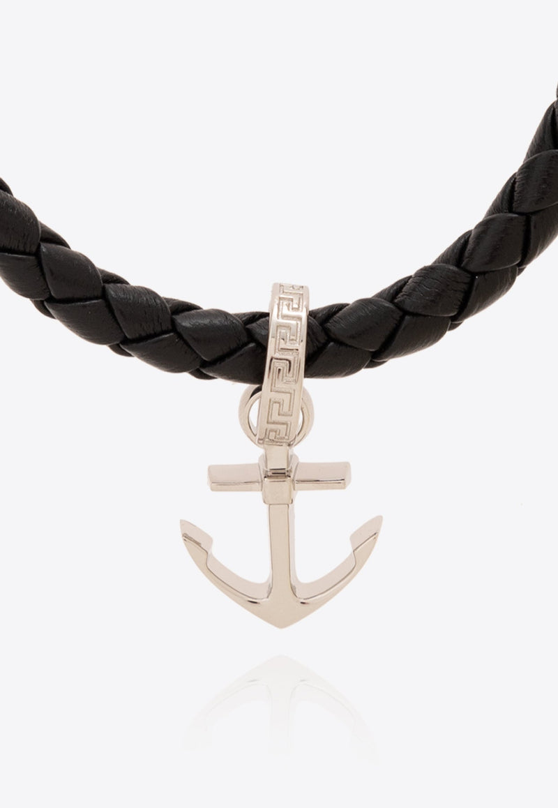 Nautical Medusa Leather Bracelet