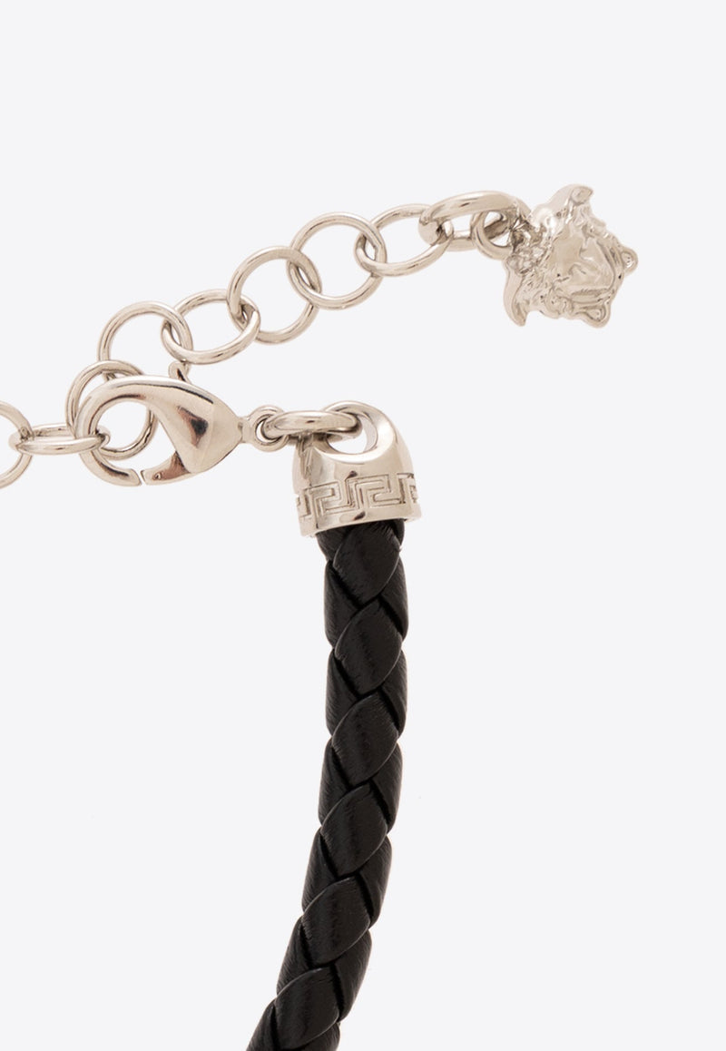 Nautical Medusa Leather Bracelet