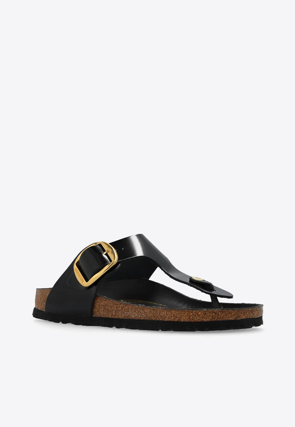 Gizeh Big Buckle Leather Sandals