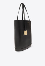 North-South Leather Tote Bag