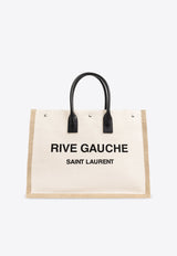 Rive Gauche Leather Tote Bag