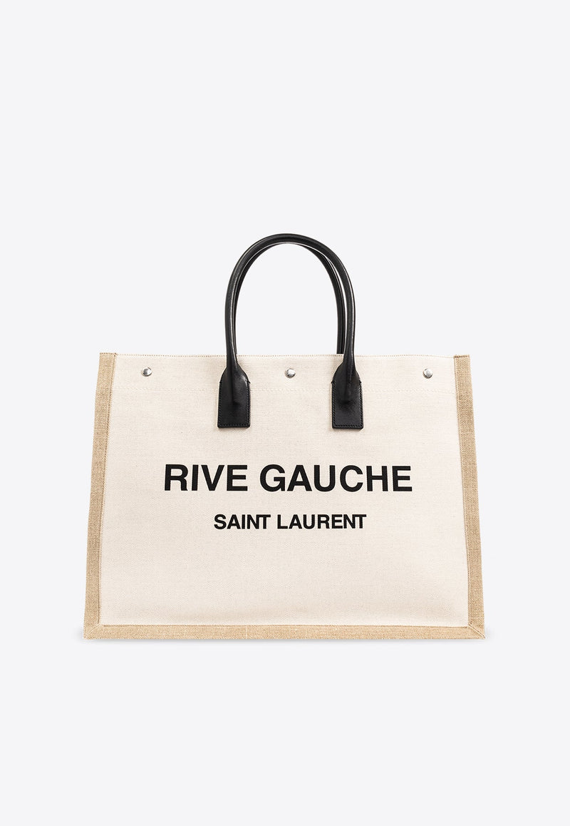 Rive Gauche Leather Tote Bag