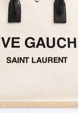 Rive Gauche Leather Tote Bag