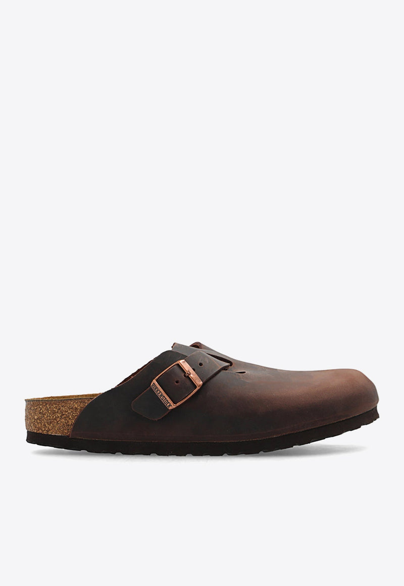 Boston Oiled Leather Mules