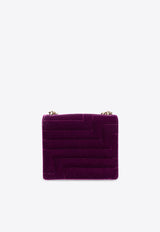 Avenue Quad Velvet Crossbody Bag