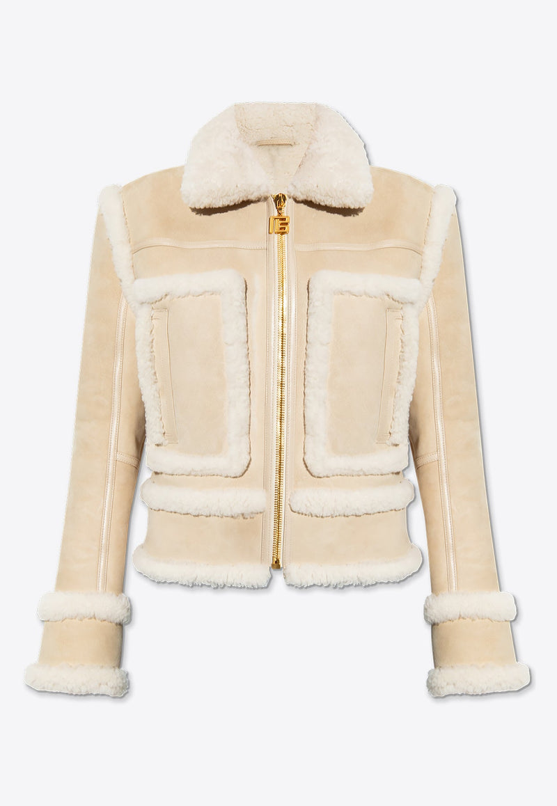 Zip-Up Shearling Jacket