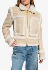 Zip-Up Shearling Jacket