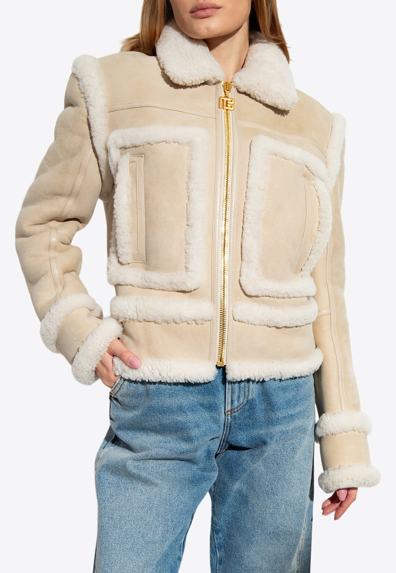 Zip-Up Shearling Jacket