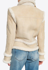 Zip-Up Shearling Jacket