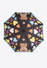 Hearts Print Foldable Umbrella