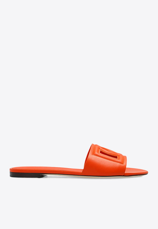 Bianca DG Logo Flat Sandals