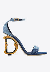 Keira 105 Patchwork Denim Sandals