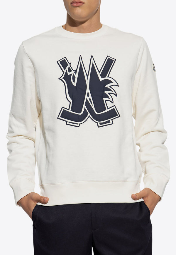 Logo Patch Crewneck Sweatshirt