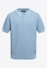 Textured Polo T-shirt