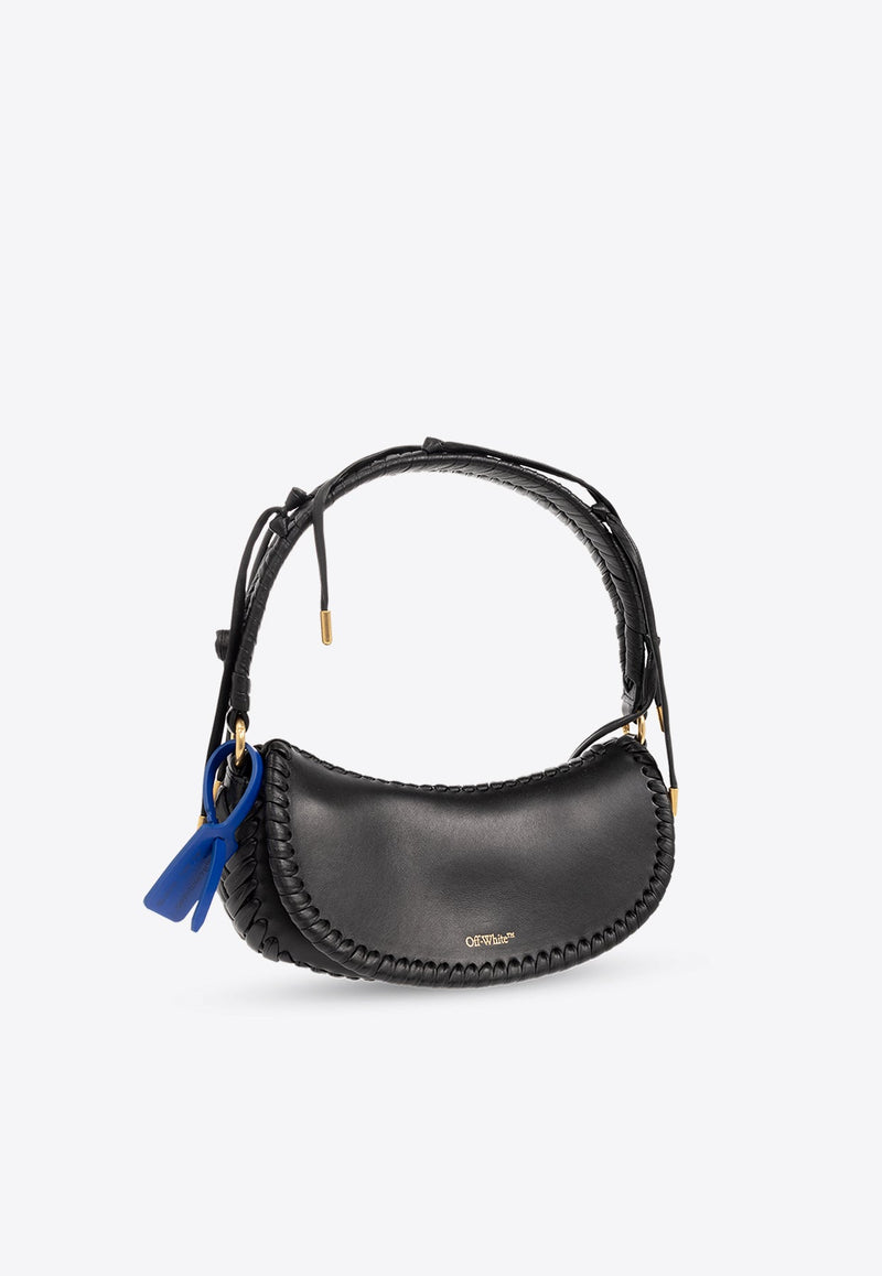 Edge Weaving Leather Shoulder Bag