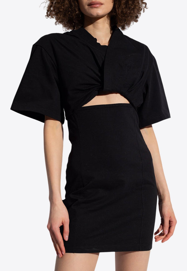 Bahia Twisted Cut-Out Mini Dress