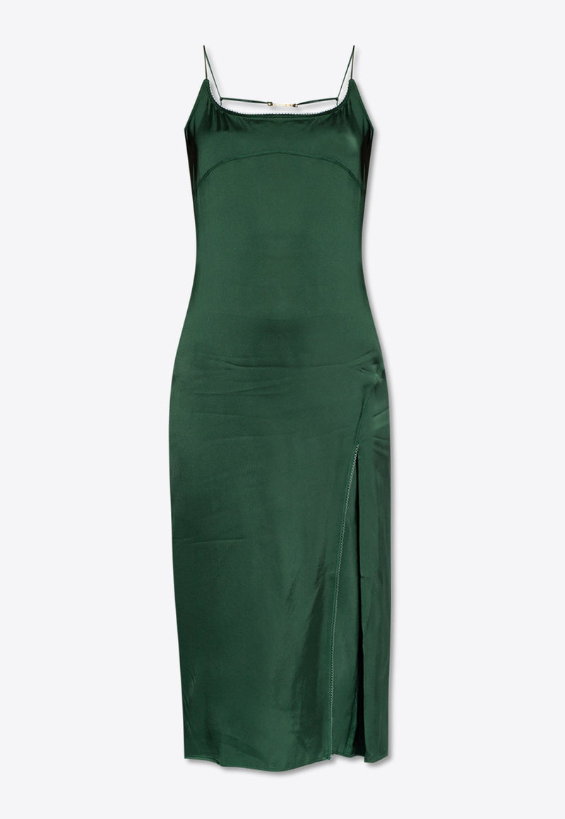 Notte Slip Satin Midi Dress