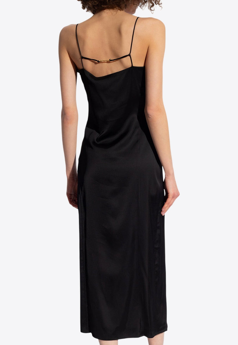 Notte Slip Satin Midi Dress