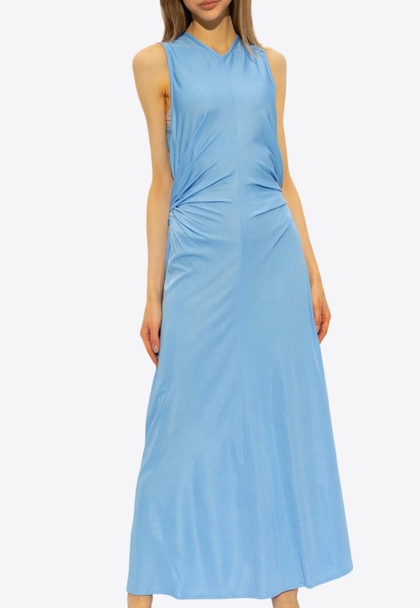 Knot-Ring Sleeveless Maxi Dress