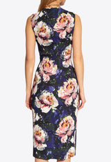 Floral Print Midi Dress