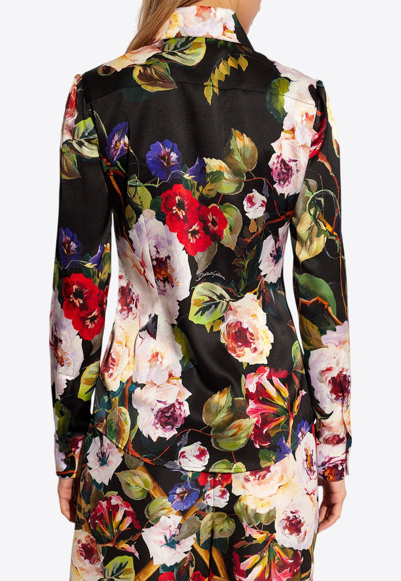 Rose Garden Silk Shirt