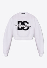 DG Logo Patch Cropped Sweatshirt