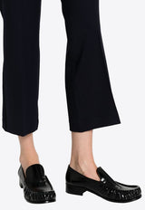 Liliuxy Cropped Flared Wool Pants