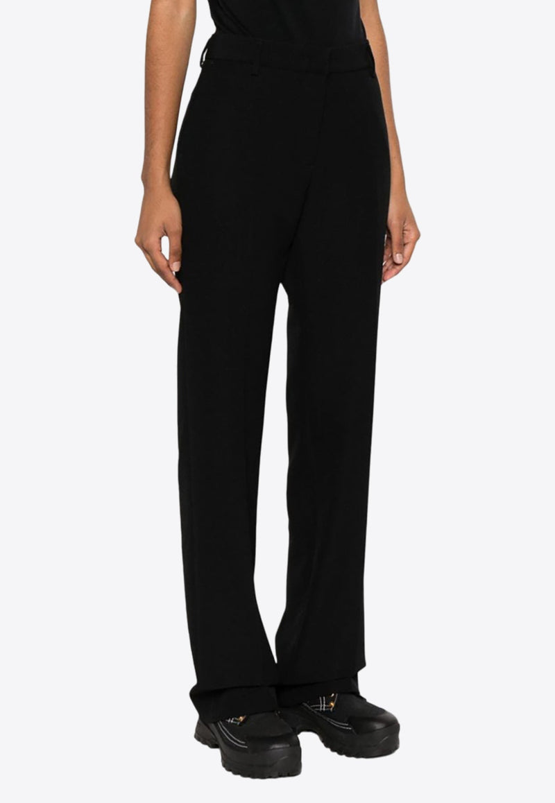 Tailored Straight-Leg Pants