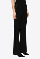 Liliuxy Side-Stripe Flared Tailored Pants