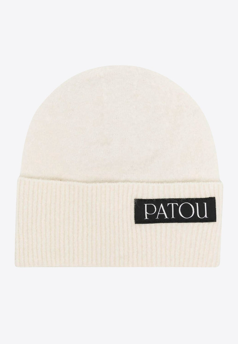 Logo Patch Wool-Blend Beanie