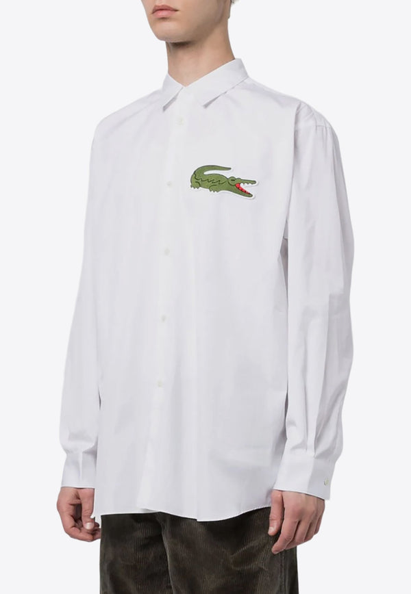 X Lacoste Logo Patch Shirt