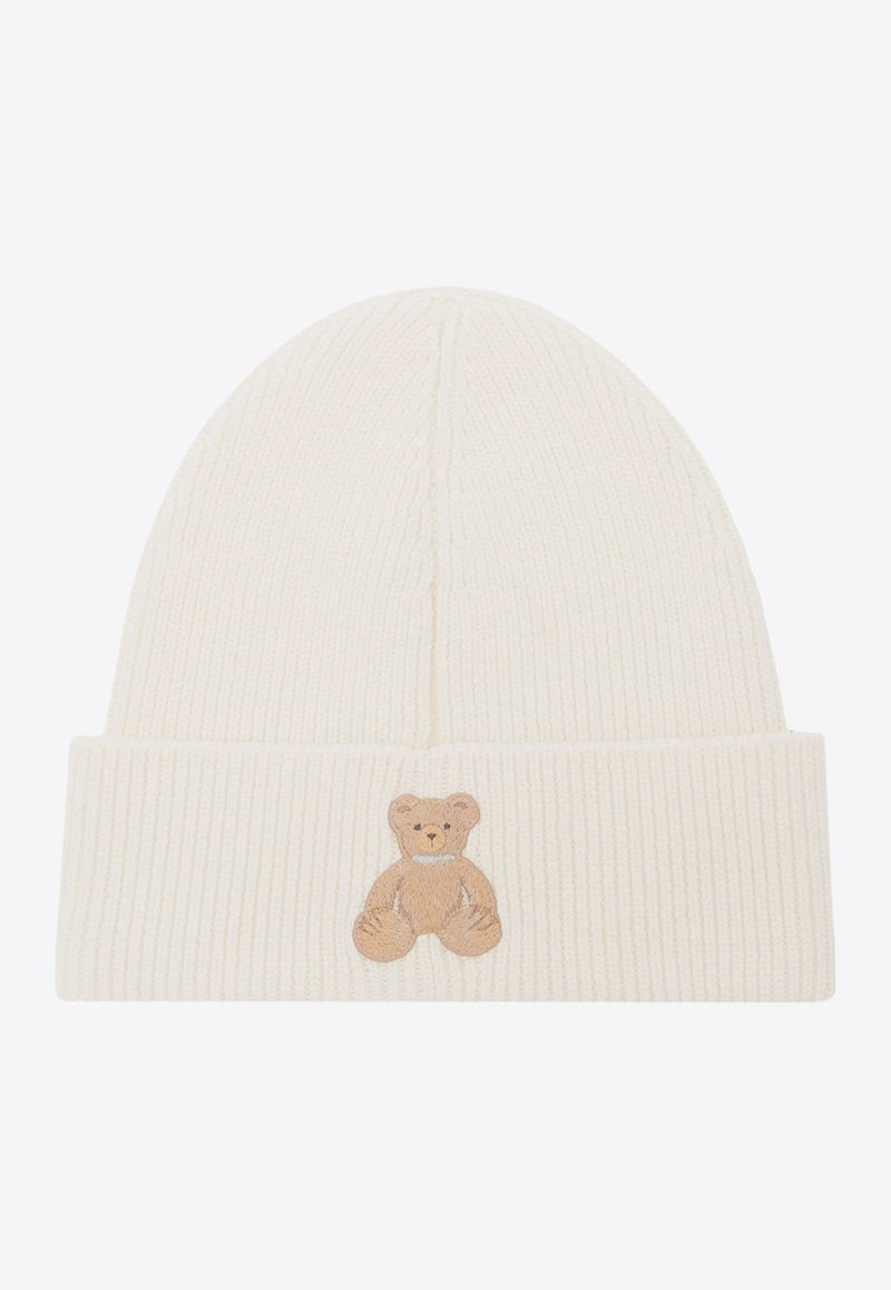 Bear Patch Knitted Beanie