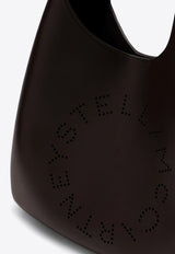 Perforated Logo Hobo Bag